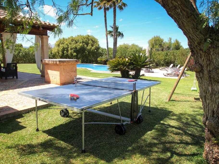 Ciclismo Y Golf Junto A La Playa Finca Son Sant Marti Gran Villa Muro Exteriör bild