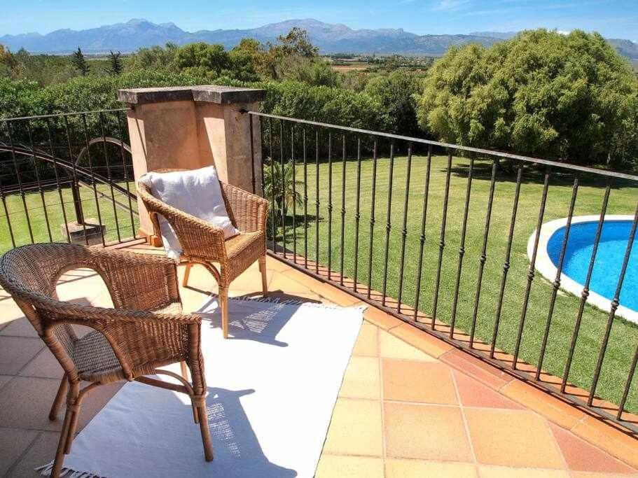 Ciclismo Y Golf Junto A La Playa Finca Son Sant Marti Gran Villa Muro Exteriör bild