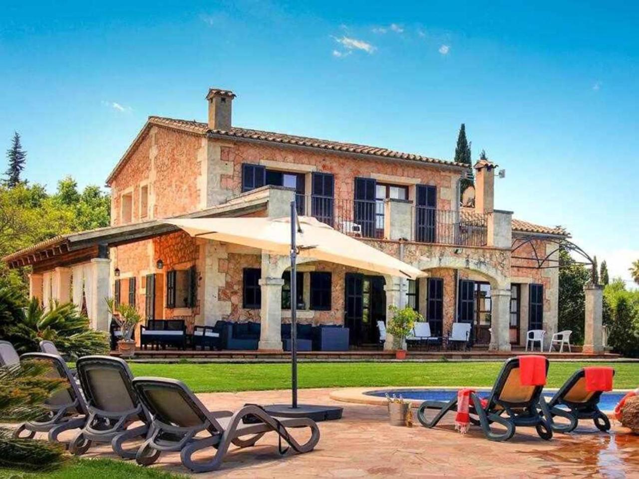 Ciclismo Y Golf Junto A La Playa Finca Son Sant Marti Gran Villa Muro Exteriör bild